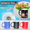 Taza de café mágica de Sunmeta del regalo de la alta calidad DIY para la sublimación, taza cambiante del color